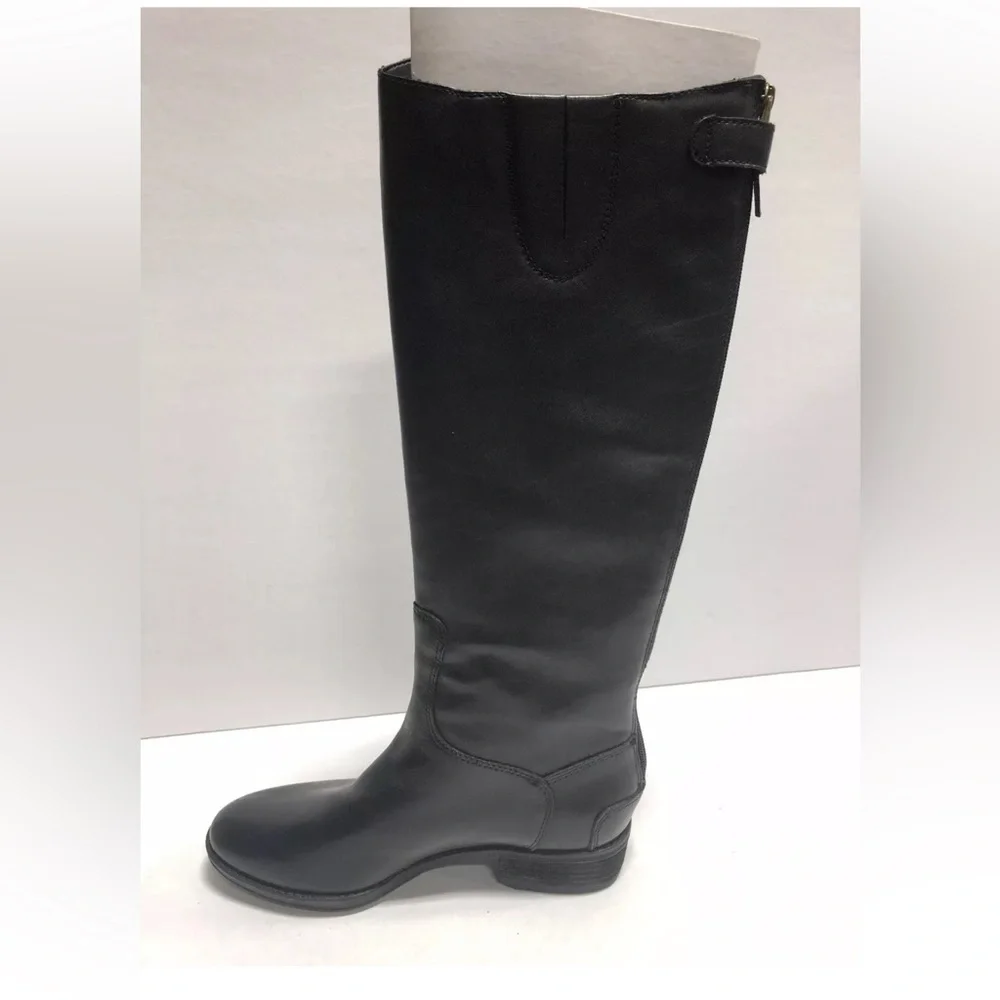 Sam Edelman Women’s Penny, Black Leather Boots, Size 5M